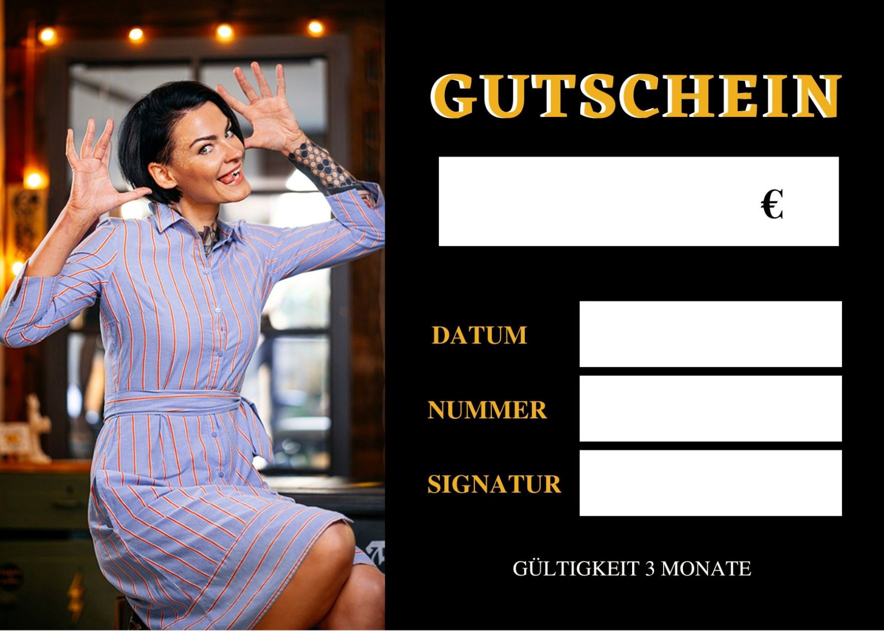 Tattoo Gutschein das perfekte Geschenk Erika & Kurt Tätowierungen